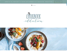 Tablet Screenshot of mycookbookaddiction.com
